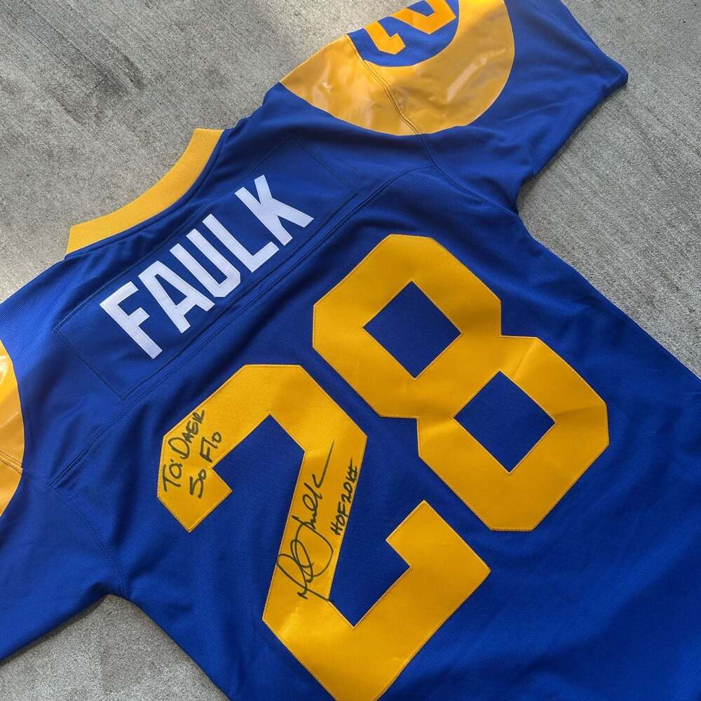 Mitchell & Ness 1999 St. Louis Rams Marshall Faulk Legacy Collection Jersey